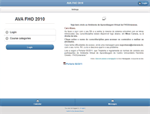 Tablet Screenshot of e-learning.uniararas.br